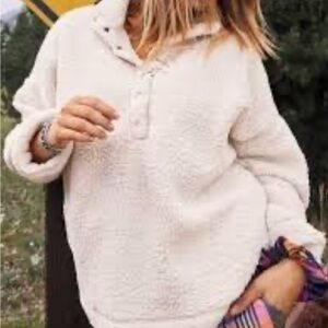 Aerie sherpa cloud fleece pullover
